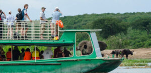 Boat cruise on kazinga channel in queen Elizabeth park