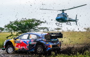 Safari rally in Kenya